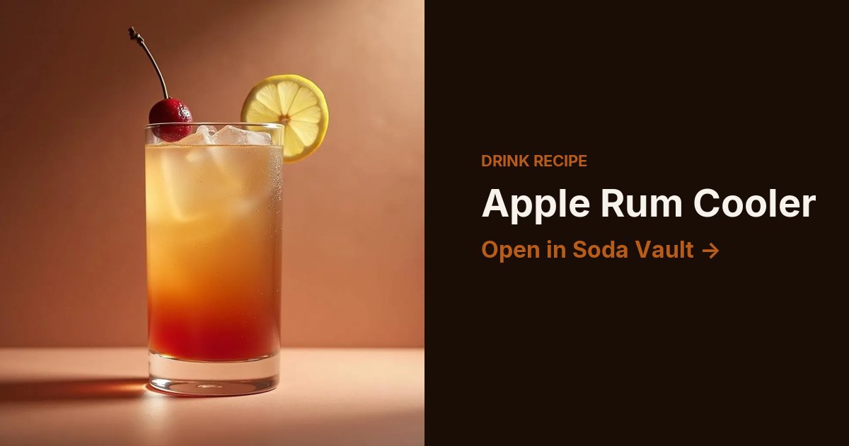 Apple Rum Cooler