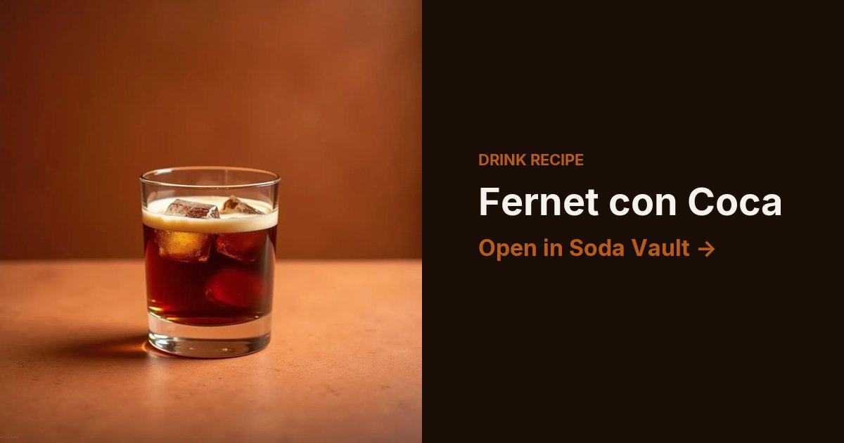 Fernet con Coca