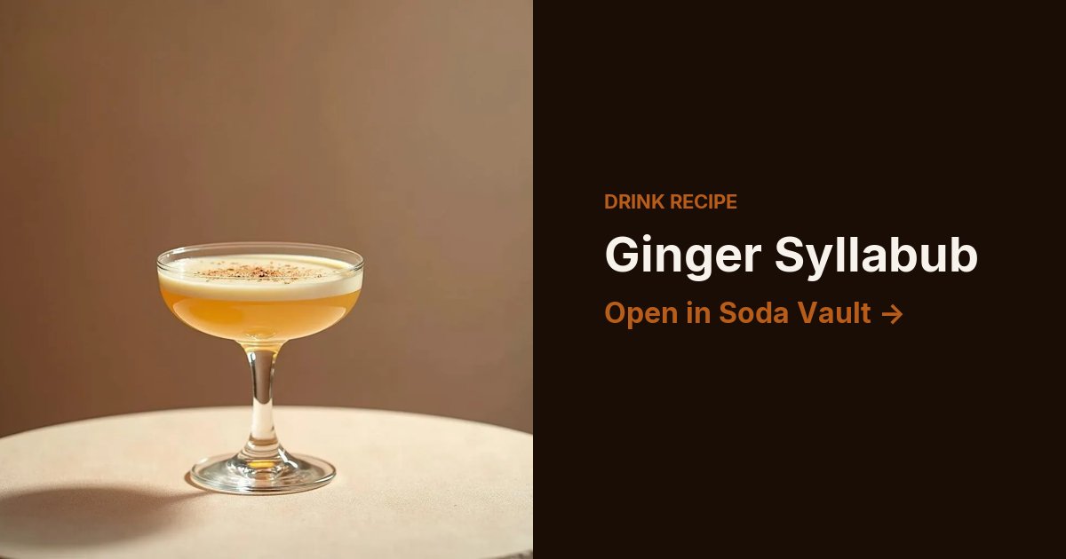 Ginger Syllabub