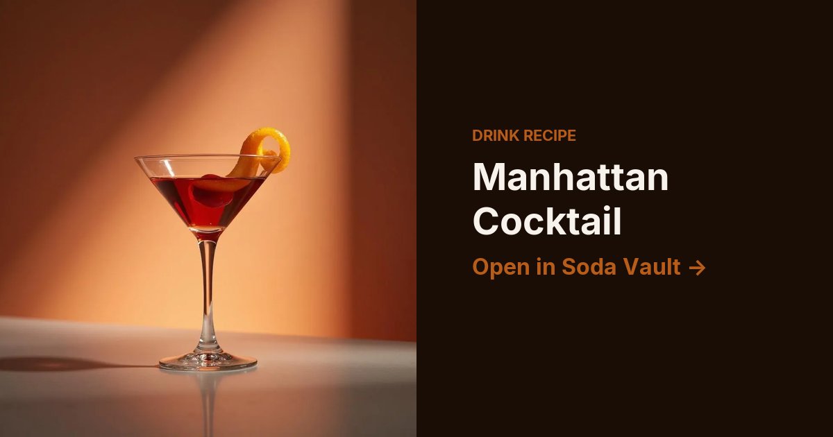 Manhattan Cocktail