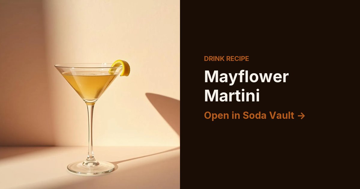 Mayflower Martini