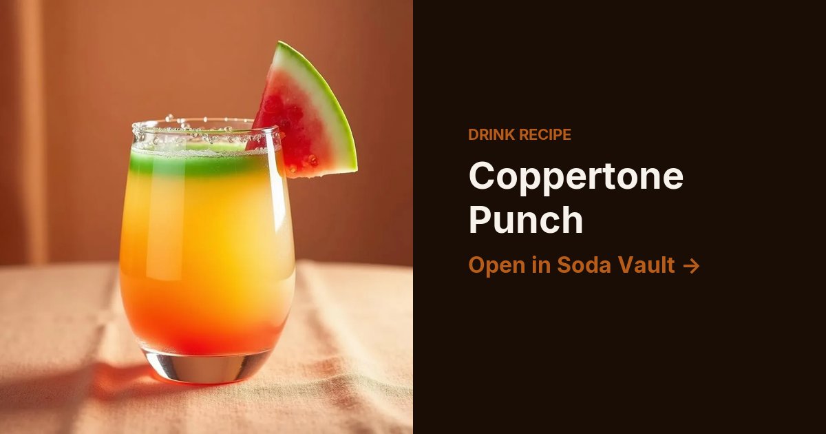 Coppertone Punch