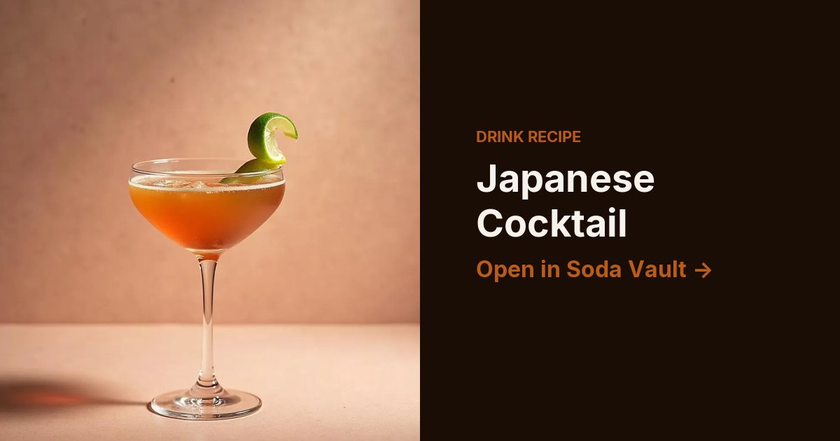 Japanese Cocktail