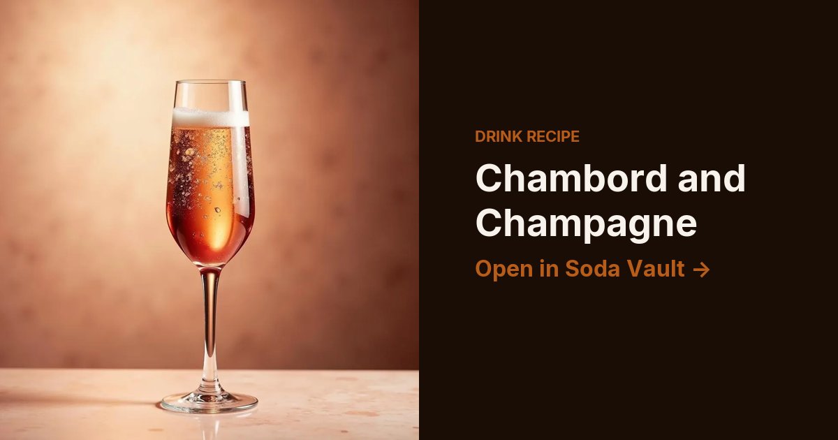 Chambord and Champagne