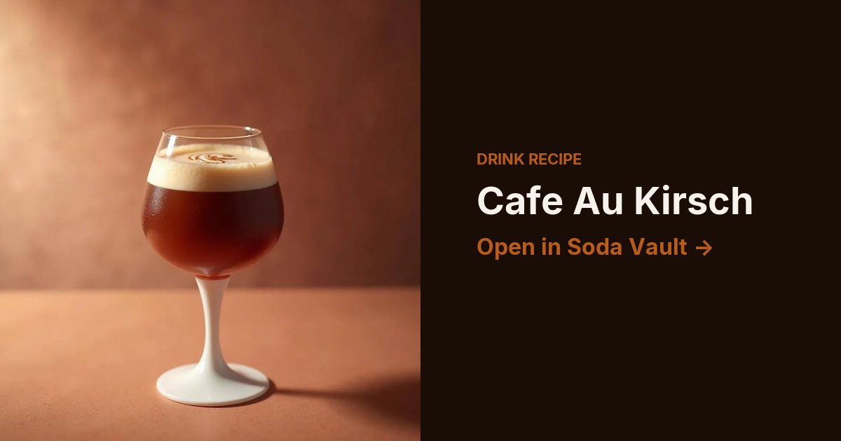 Cafe Au Kirsch