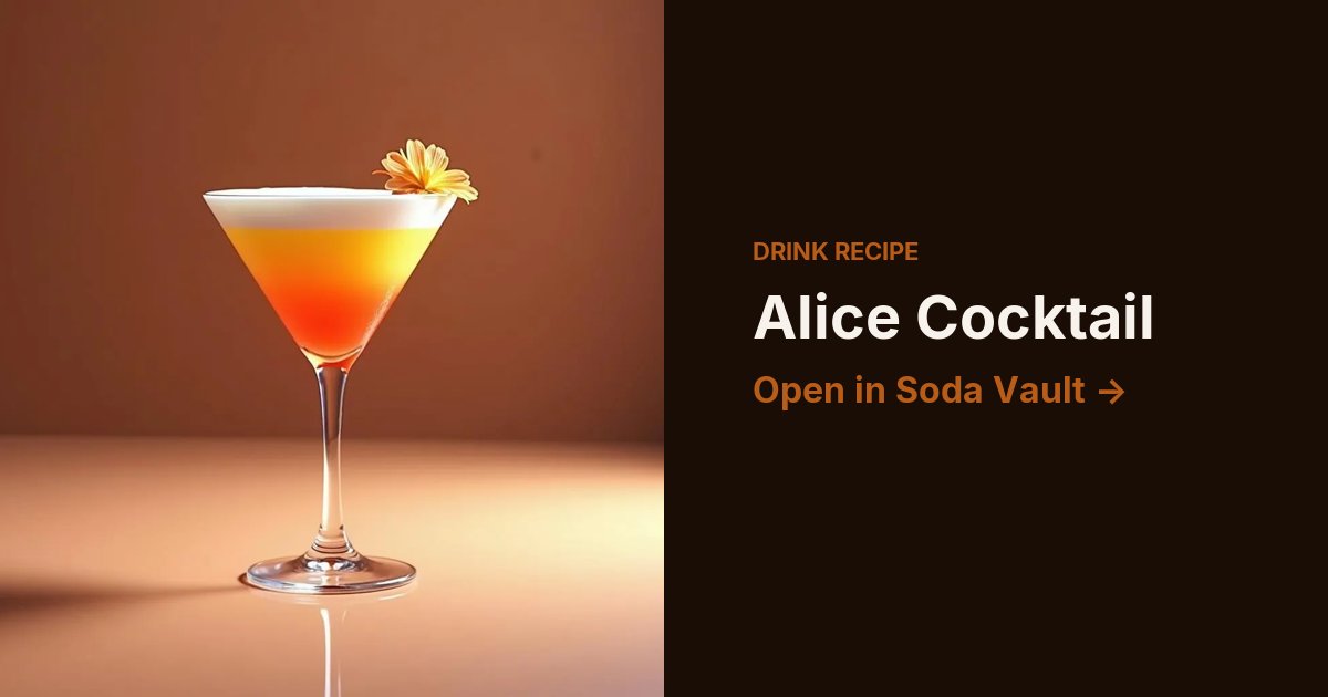 Alice Cocktail
