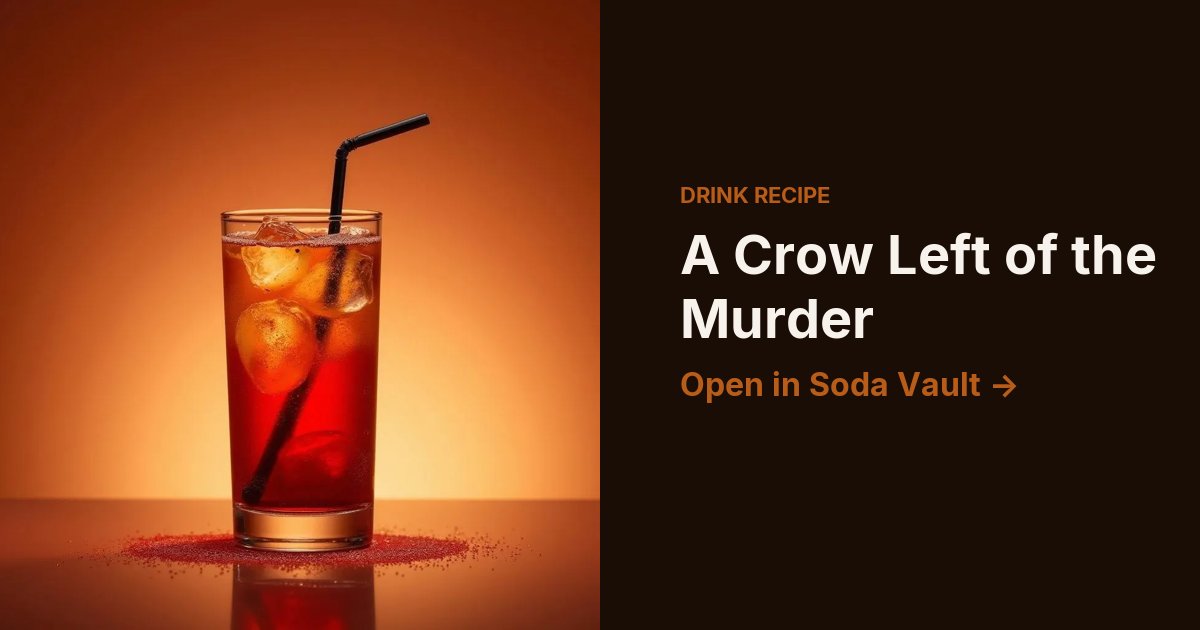 A Crow Left of the Murder