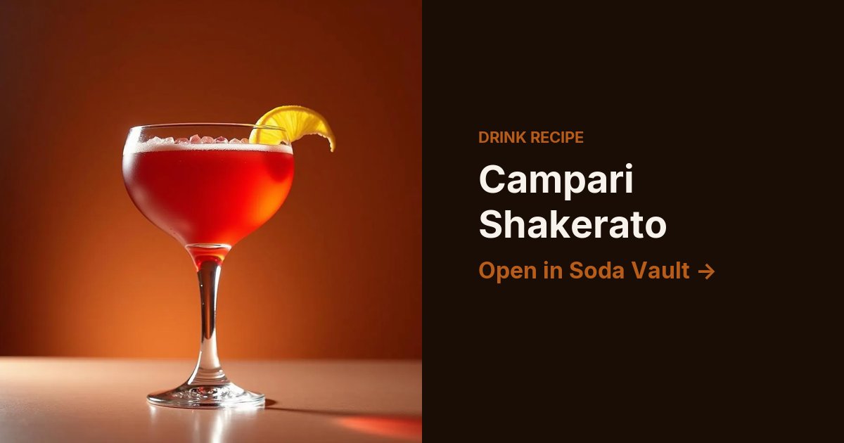 Campari Shakerato