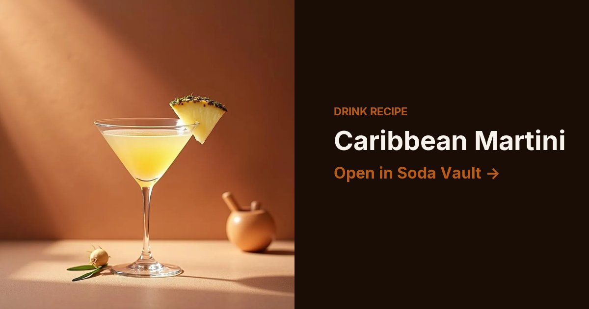 Caribbean Martini