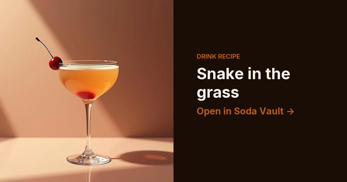 Snake in the grass