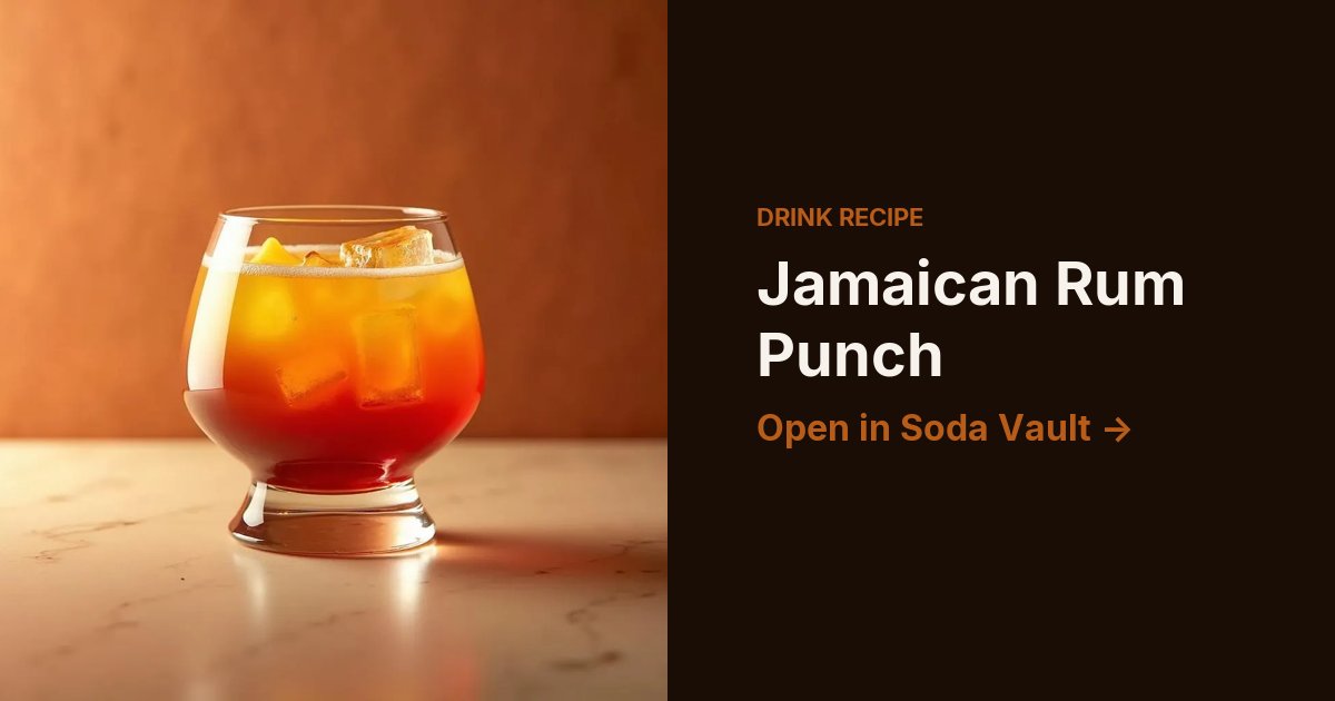 Jamaican Rum Punch