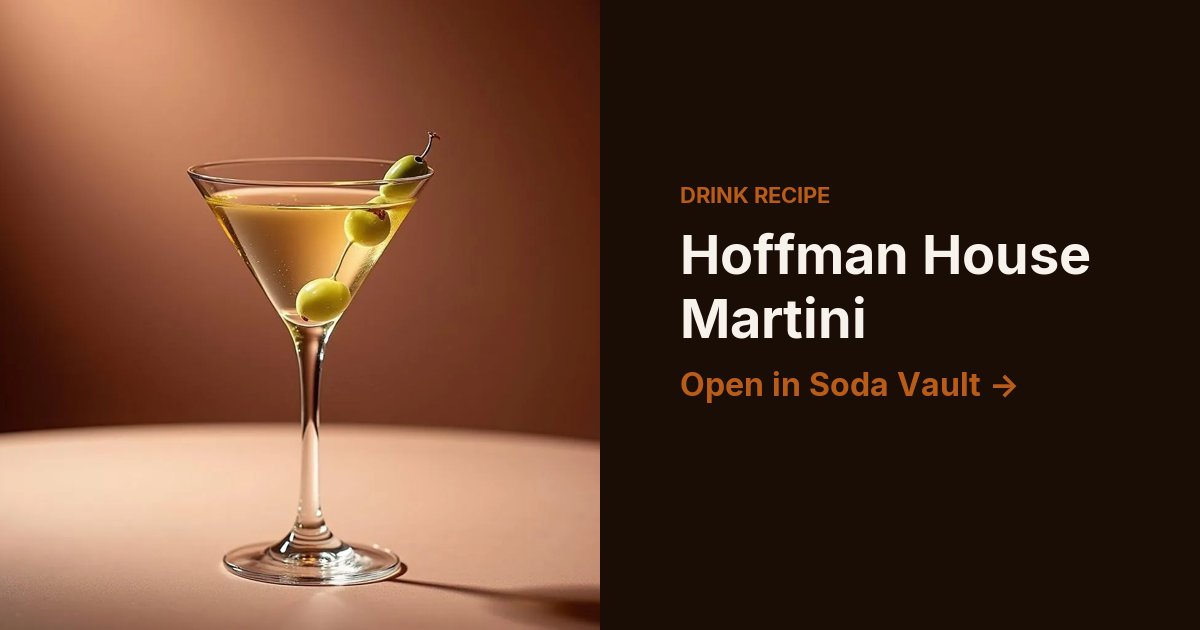 Hoffman House Martini