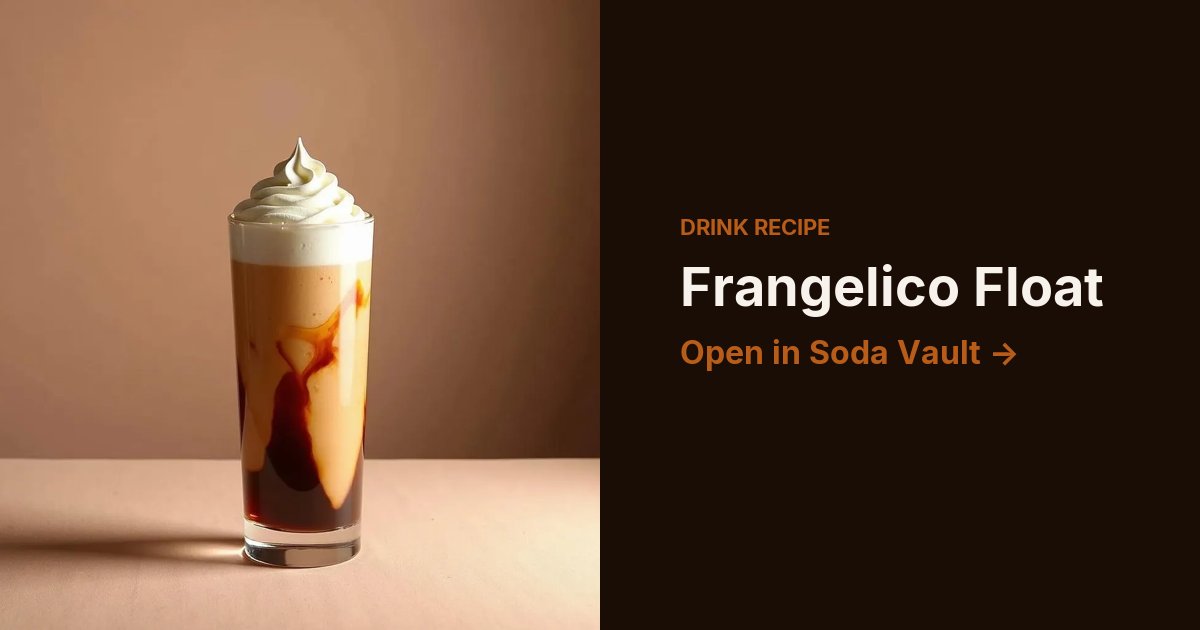 Frangelico Float