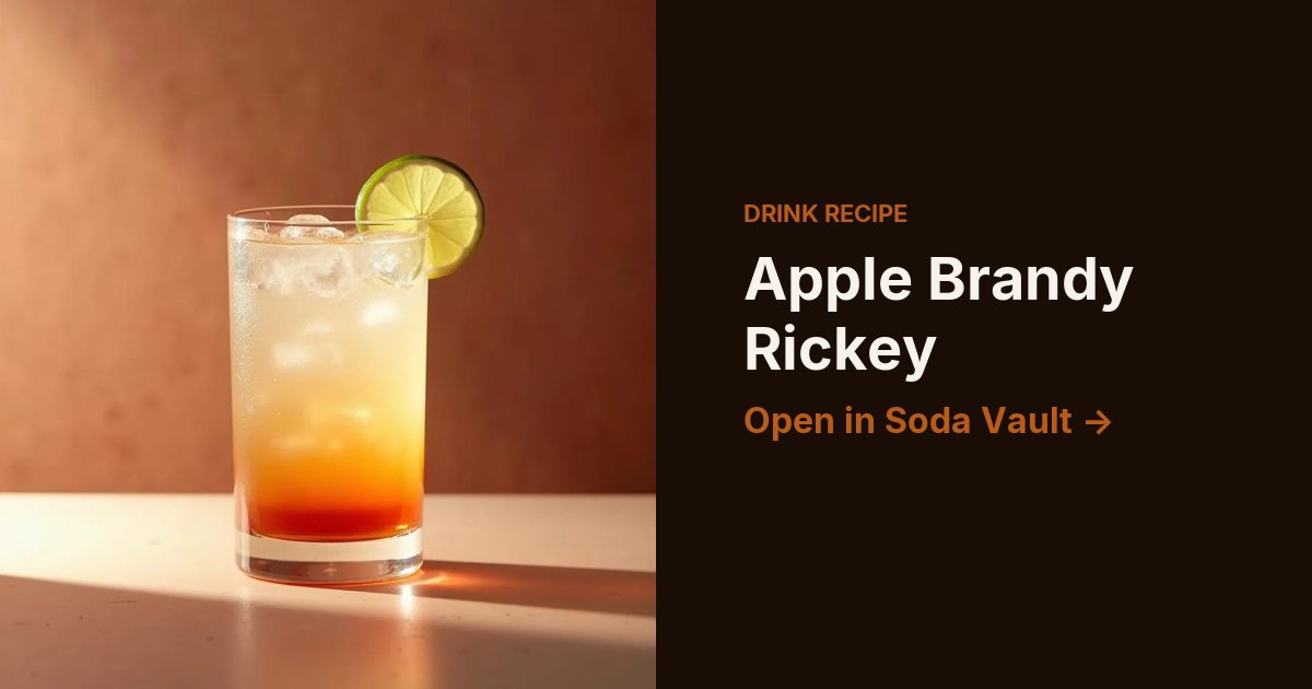 Apple Brandy Rickey