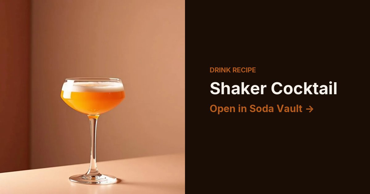 Shaker Cocktail