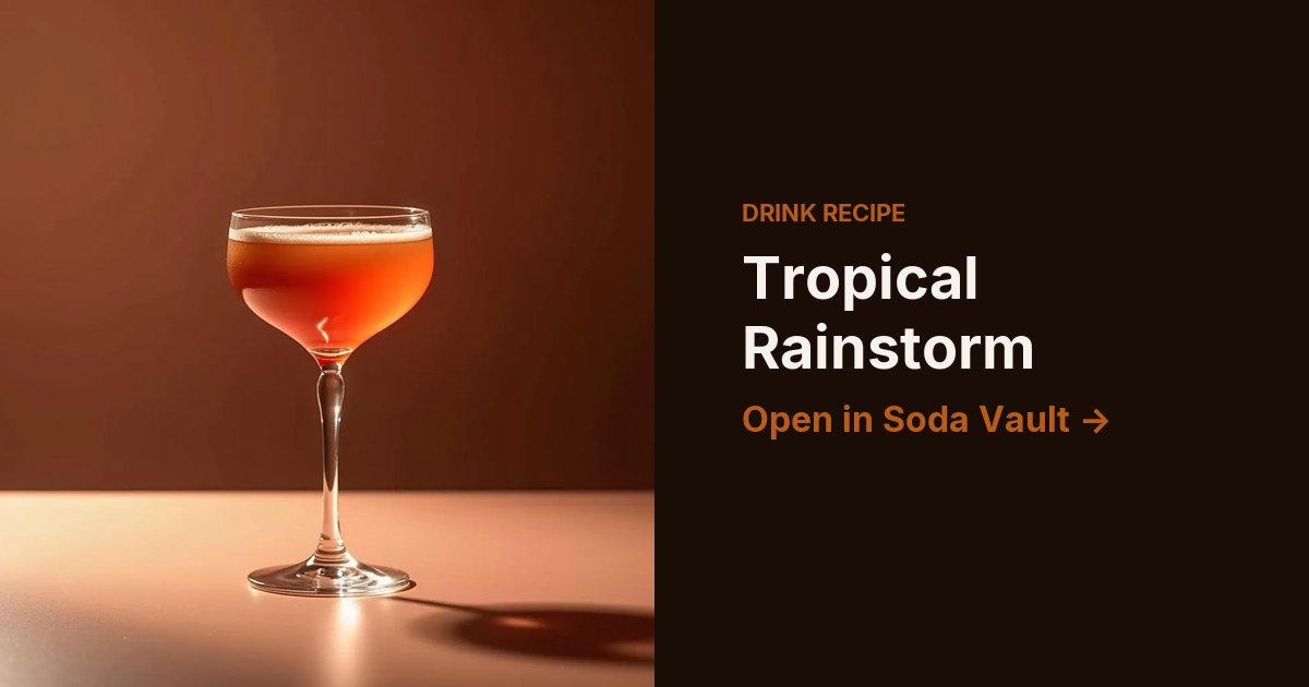 Tropical Rainstorm