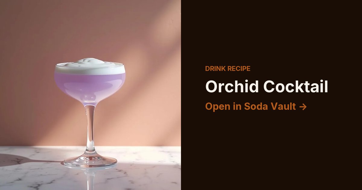 Orchid Cocktail
