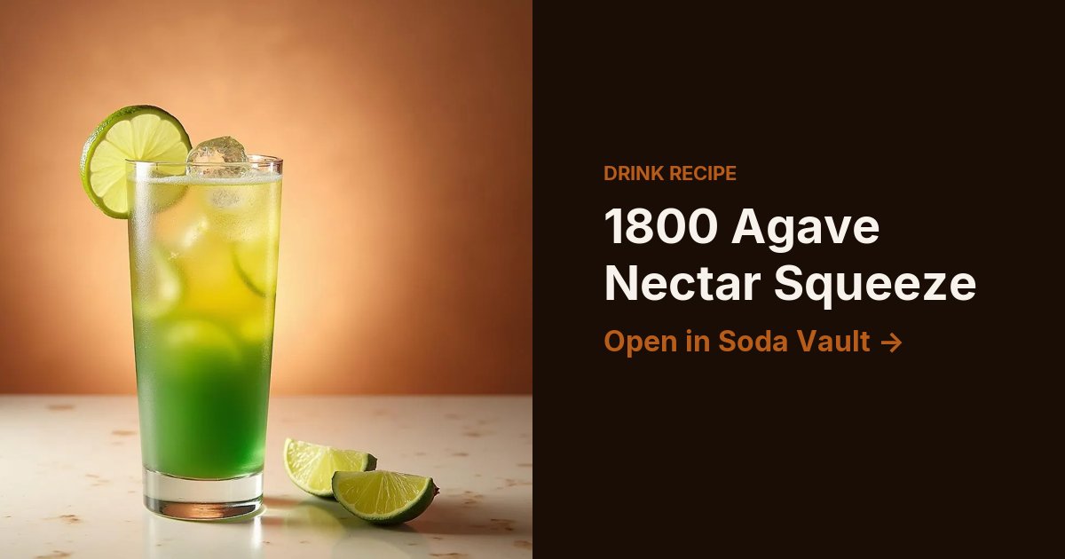 1800 Agave Nectar Squeeze