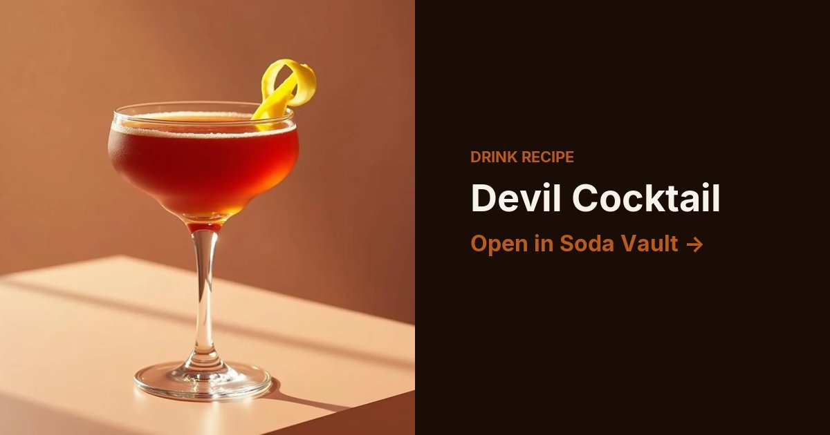 Devil Cocktail
