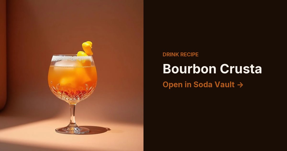 Bourbon Crusta
