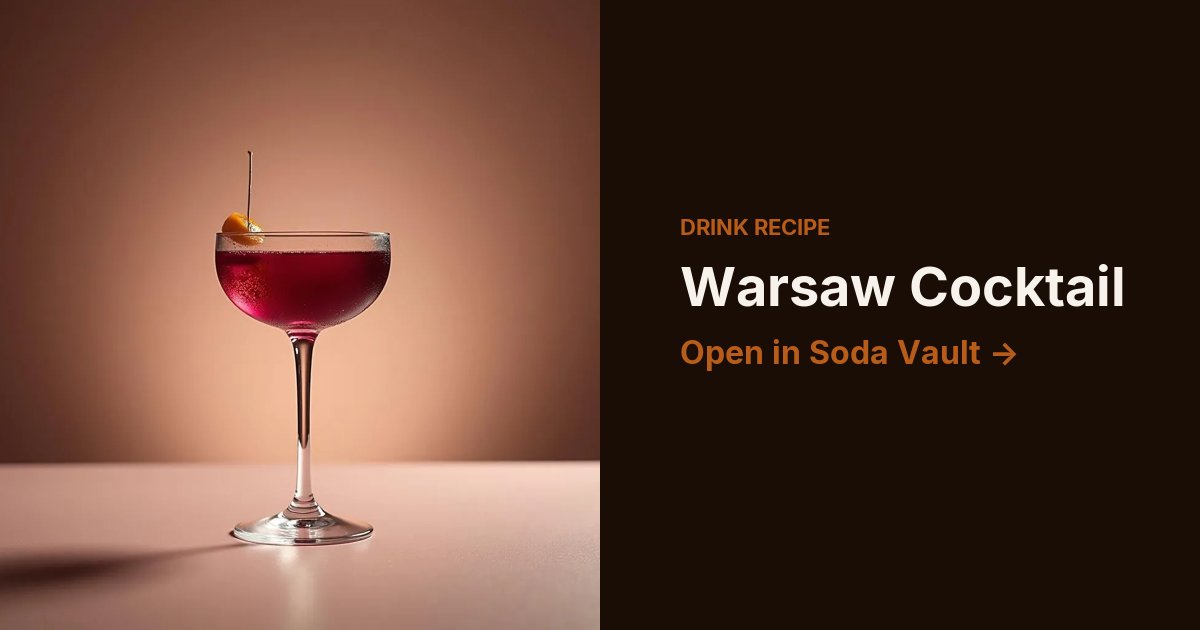 Warsaw Cocktail
