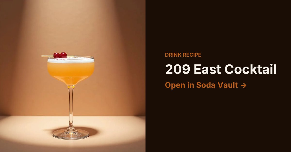 209 East Cocktail