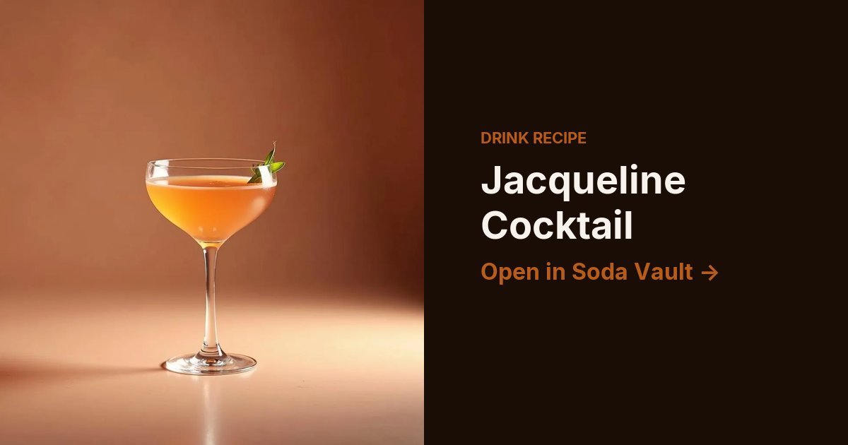 Jacqueline Cocktail