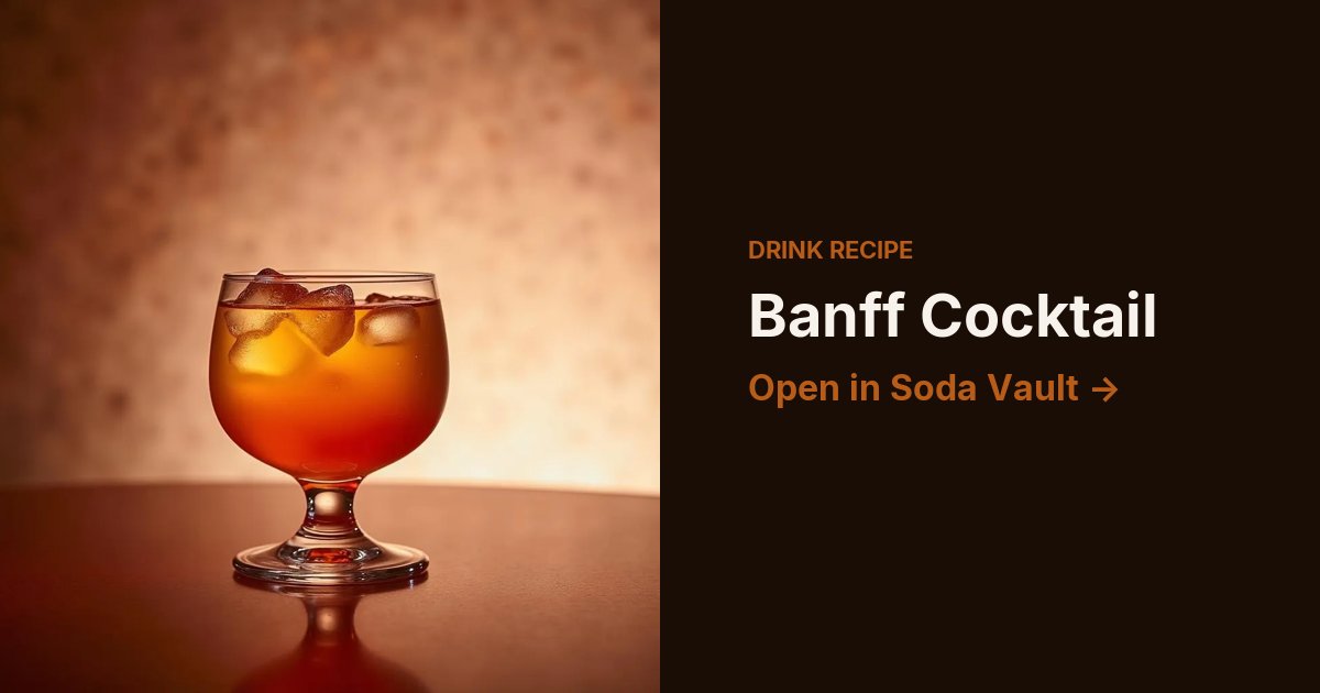 Banff Cocktail