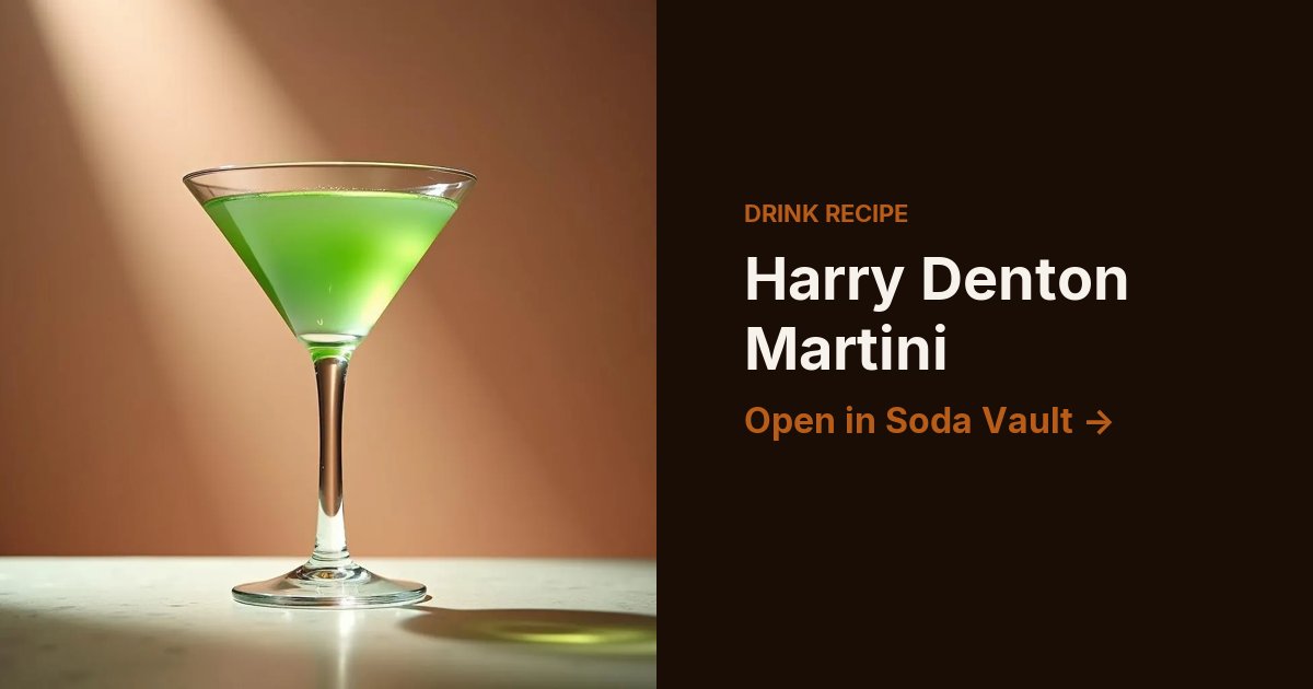 Harry Denton Martini