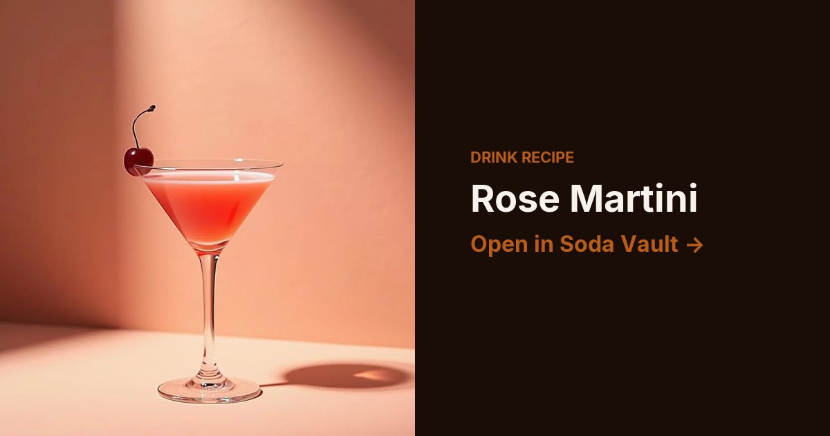 Rose Martini