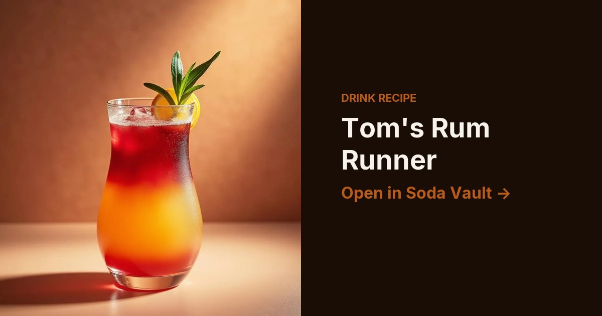 Tom's Rum Runner