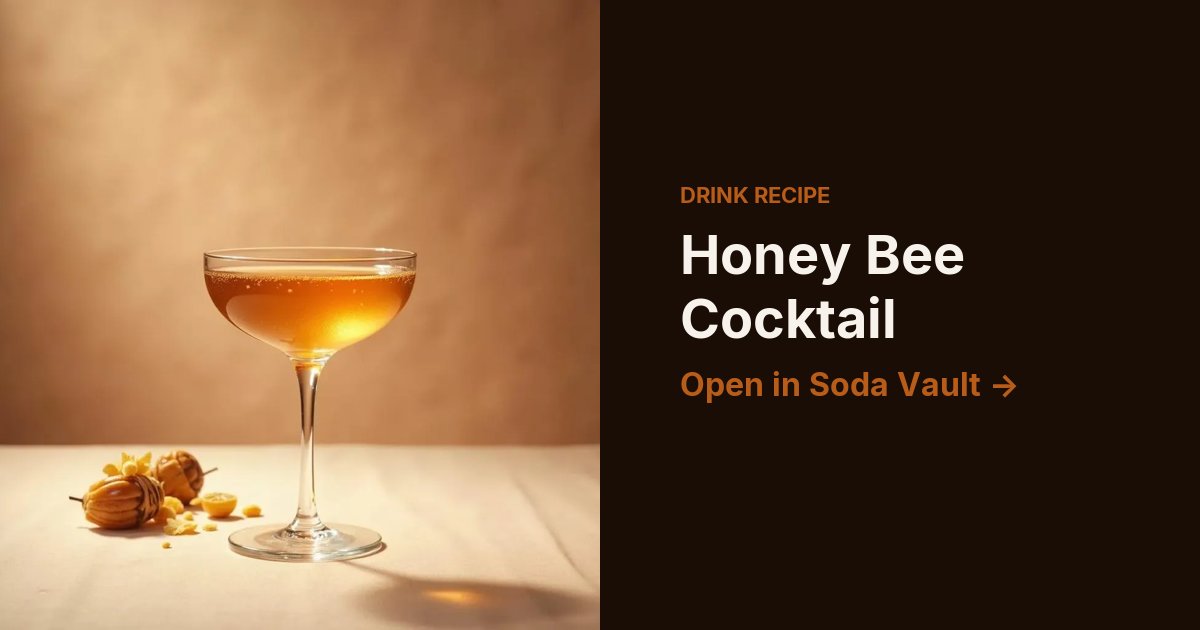 Honey Bee Cocktail