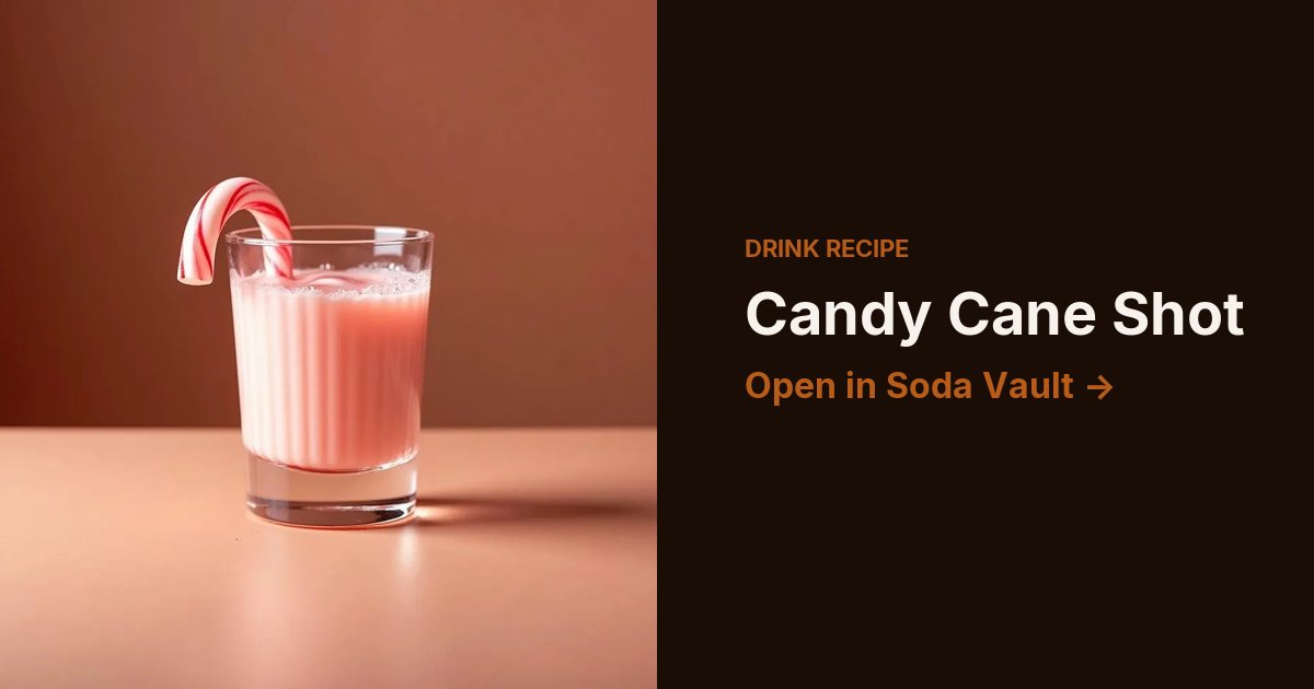 Candy Cane Shot