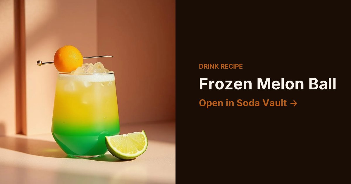 Frozen Melon Ball