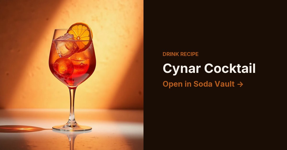 Cynar Cocktail