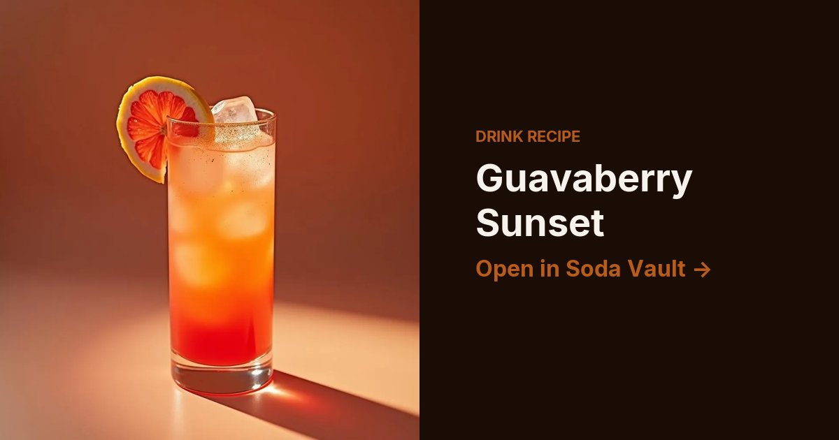 Guavaberry Sunset