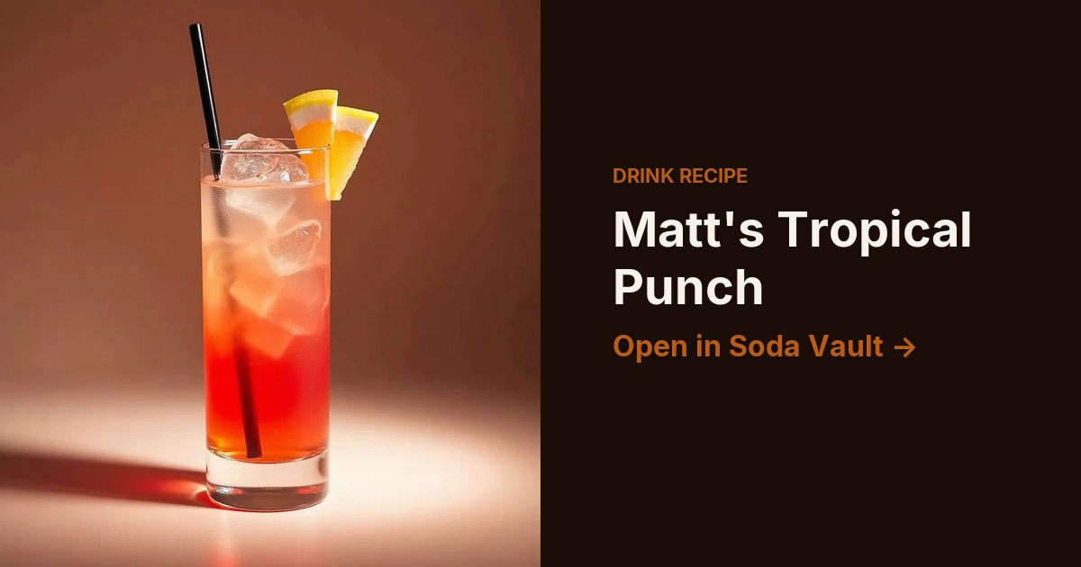 Matt's Tropical Punch