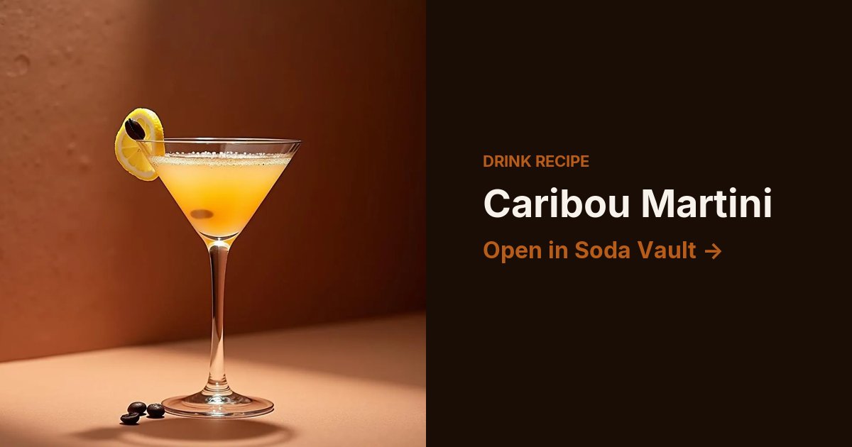 Caribou Martini
