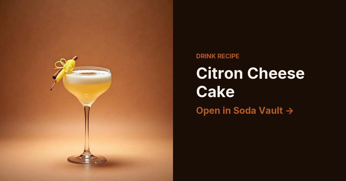 Citron Cheese Cake