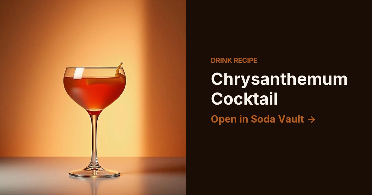 Chrysanthemum Cocktail