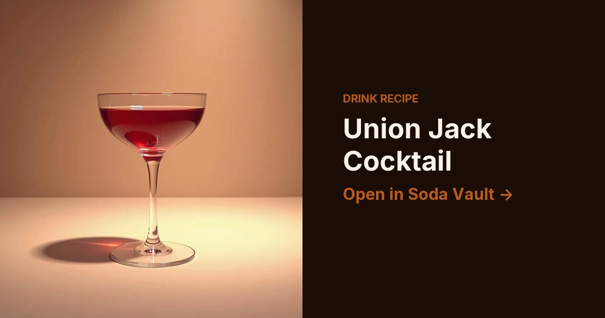 Union Jack Cocktail