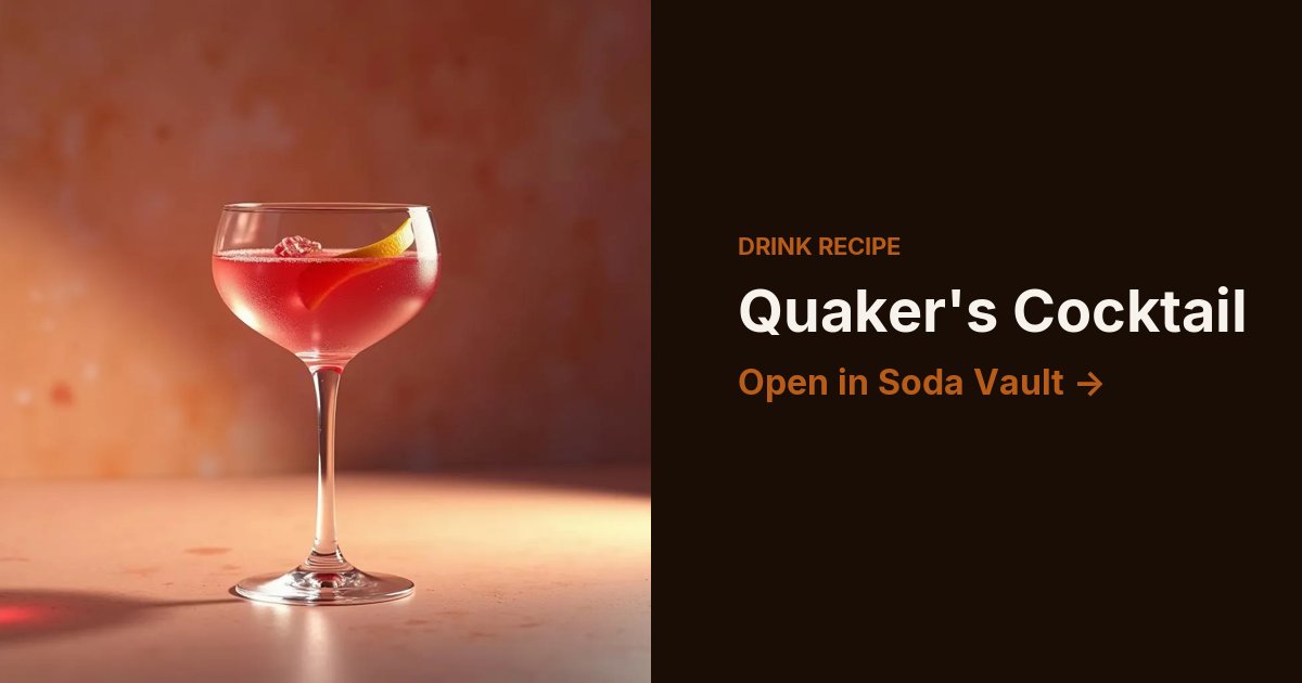 Quaker's Cocktail