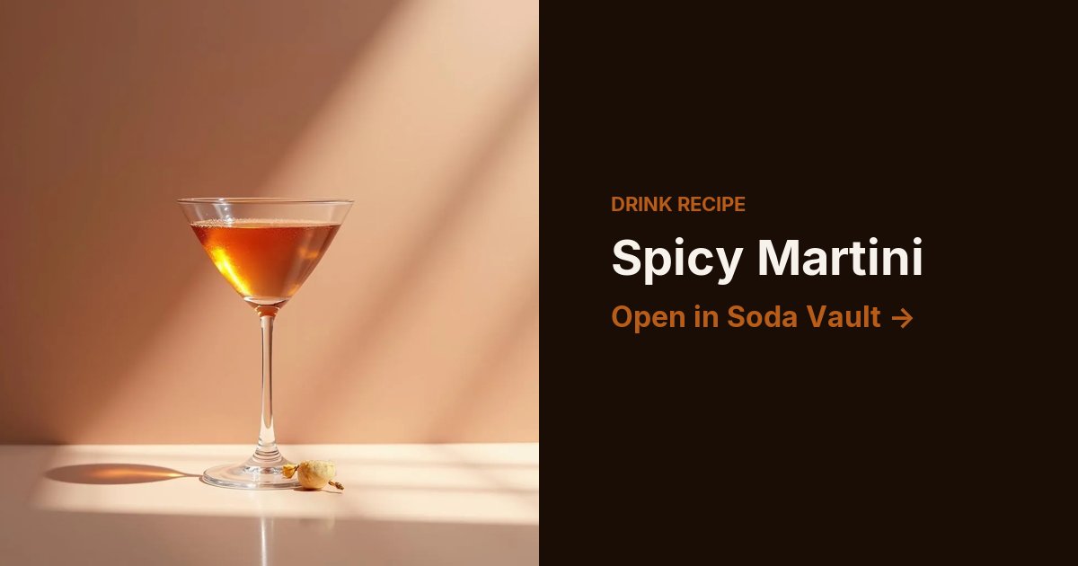 Spicy Martini
