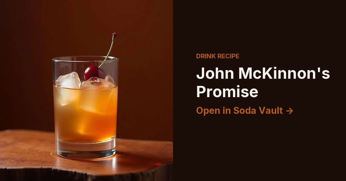 John McKinnon's Promise