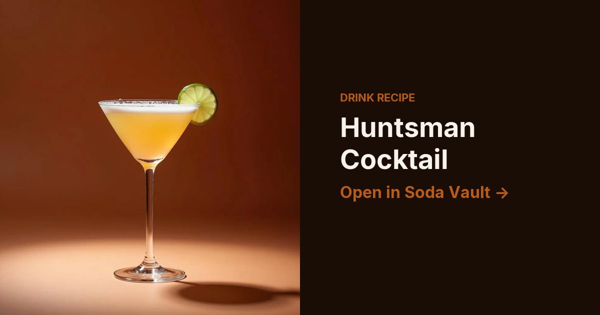 Huntsman Cocktail