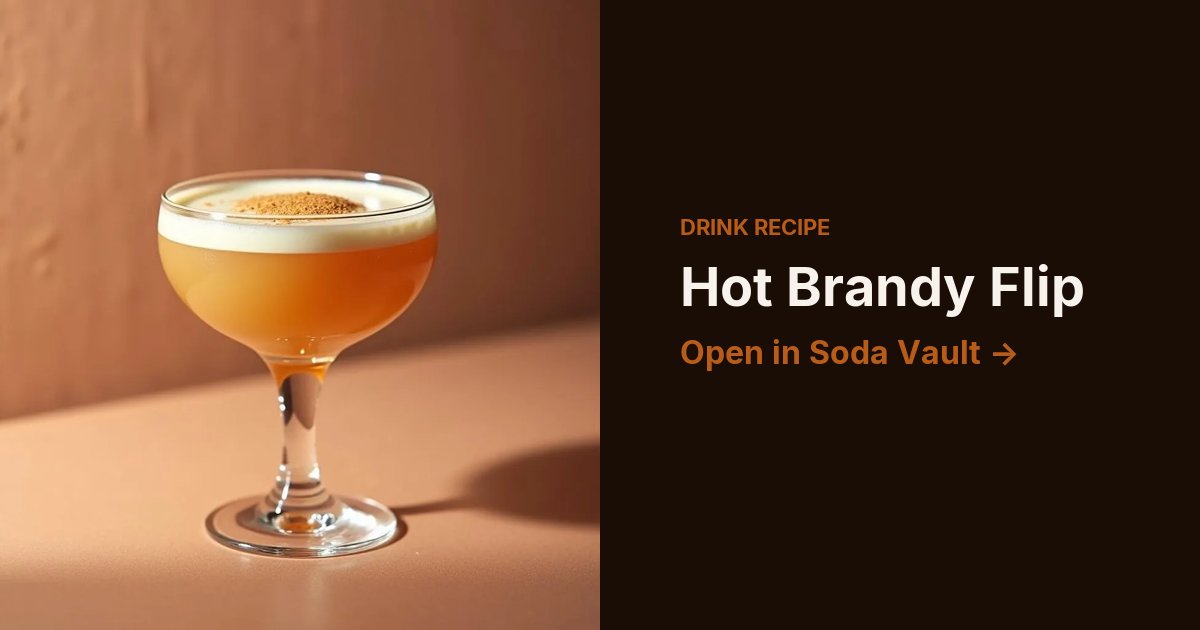 Hot Brandy Flip