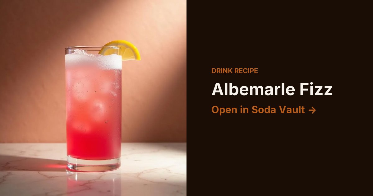 Albemarle Fizz