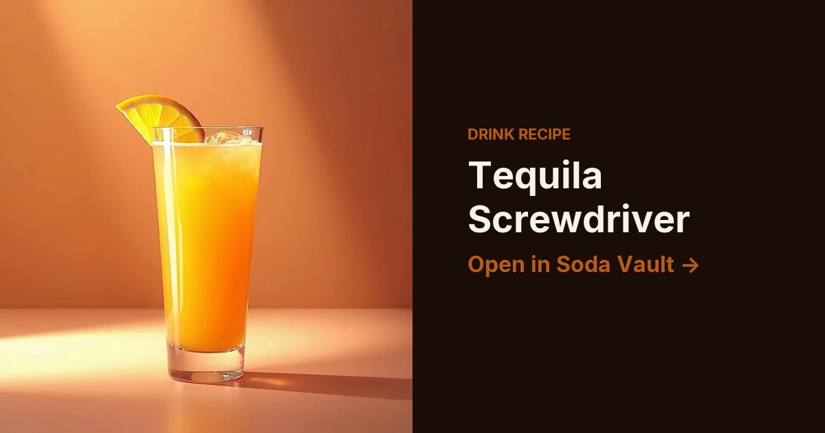 Tequila Screwdriver