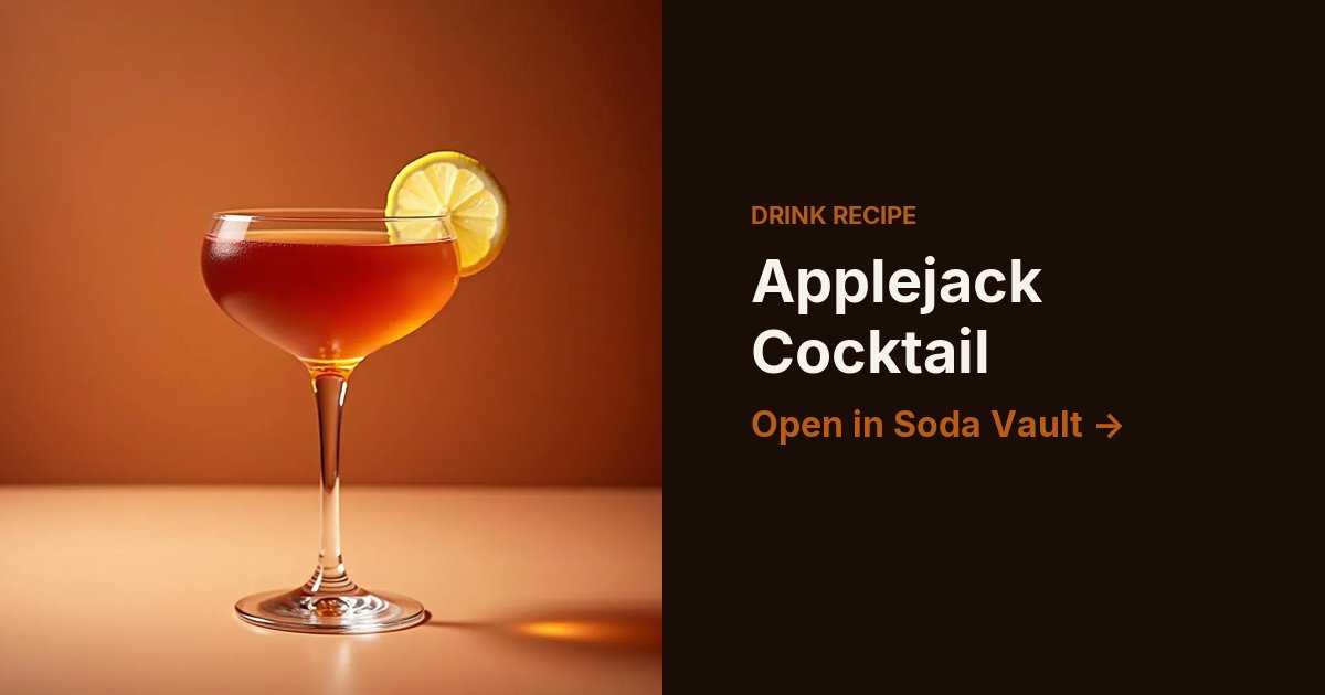 Applejack Cocktail