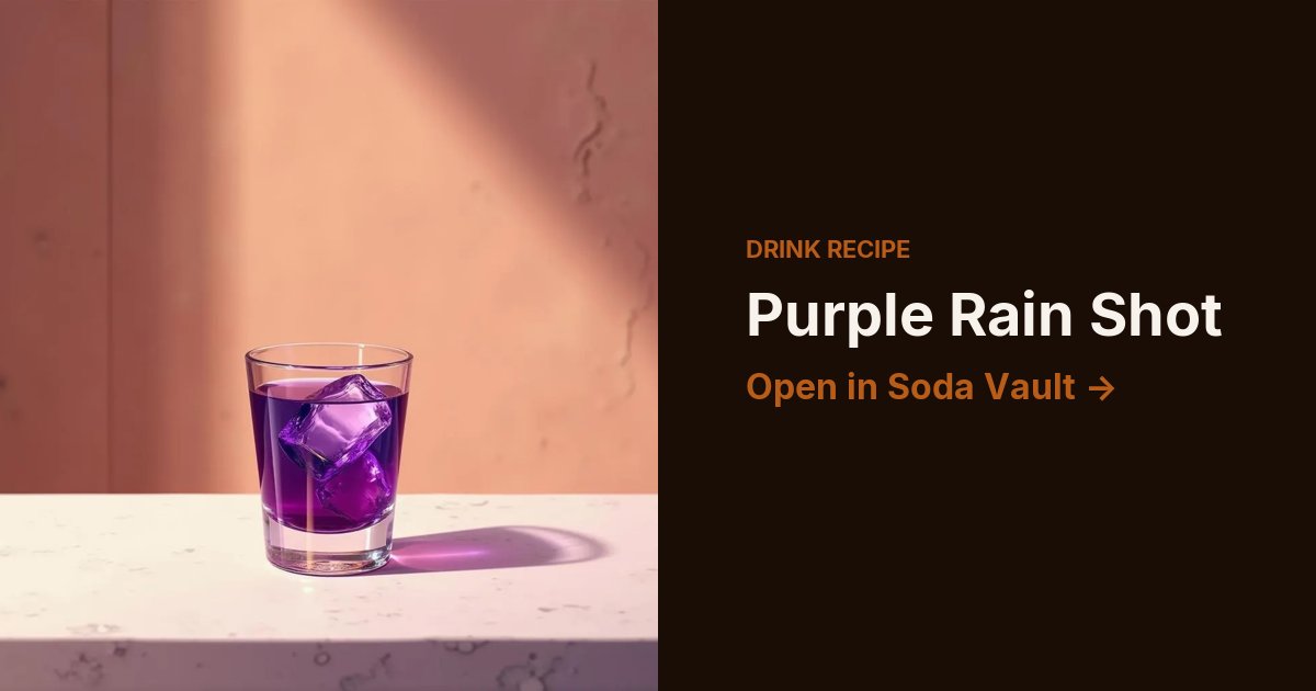 Purple Rain Shot